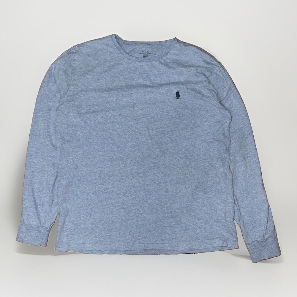 Polo Ralph Lauren Long Sleeve T-Shirt Blue Med 20x25